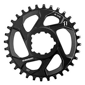 SRAM X-Sync, 32T, 11sp, Direct Mount Chainring, Offset 3mm, Steel, Black