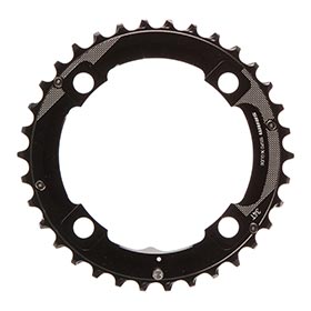 SRAM 34T Chainring, 10sp, BCD: 104, Aluminum, Black