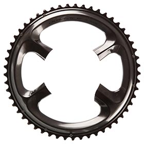Shimano Dura Ace FC-R9100, 53T Chainring, MW, 11sp, BCD: 110, Aluminum, Black