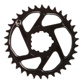 SRAM X-SYNC 2 SL 3mm, Chainring, Teeth: 34, Speed: 11/12, BCD: Direct Mount, Single, Aluminum, Black