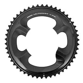 Shimano Ultegra FC-R8000, Chainring, Teeth: 52, Speed: 11, BCD: 110, Bolts: 4, Outer, Aluminum, Grey, Y1W898030