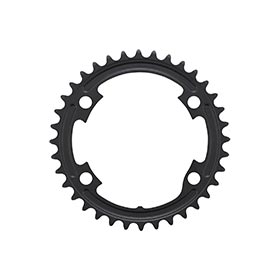 Shimano 105 FC-R7000, Chainring, Teeth: 36, Speed: 11, BCD: 110, Bolts: 4, Inner, Aluminum, Black, Y1WV36000
