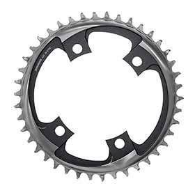 SRAM X-SYNC 2 107mm, Chainring, Teeth: 36, Speed: 12, BCD: 107, Bolts: 4, Single, Aluminum, Black
