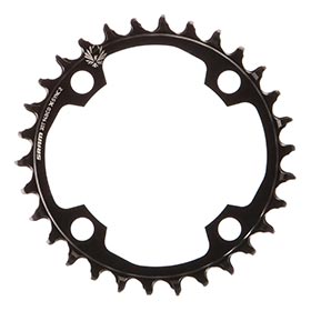 SRAM X-SYNC 2 94mm Light E-MTB, Chainring, Teeth: 30, Speed: 12, BCD: 94, Bolts: 4, Single, Aluminum, Black