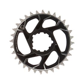 SRAM Eagle, Chainring, Teeth: 32, Speed: 11/12, BCD: Direct Mount, Aluminum, Lunar/Polar Grey, 6mm