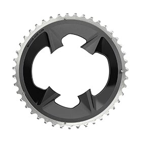 SRAM Rival D1 Wide 94mm, Chainring, Teeth: 43, Speed: 12, BCD: 94mm, Bolts: 4, Aluminum, Black