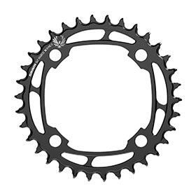 SRAM X-Sync 2 Steel 104mm BCD, Chainring, Teeth: 34, Speed: 11/12, BCD: 104, Bolts: 4, Steel, Black