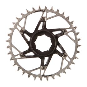 SRAM XX Eagle T-Type DM E-MTB Brose, Chainring, Teeth: 36, Speed: 12, BCD: Direct Mount, Aluminum/Steel, Black