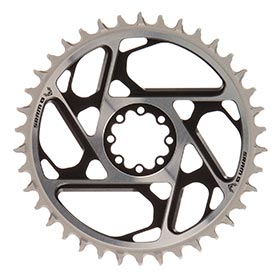 SRAM Eagle T-Type DM XX SL 0mm Offset, Chainring, Teeth: 38, Speed: 12, BCD: Direct Mount, Aluminum, Black