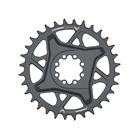 SRAM GX Eagle T-Type DM, Chainring, Teeth: 32, Speed: 12, BCD: Direct Mount SRAM 8 Bolt, Aluminum, Grey