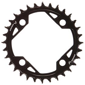 SRAM T-Type Light eMTB, Chainring, Teeth: 32, Speed: 12, BCD: 94, Bolts: 4, Aluminum, Black