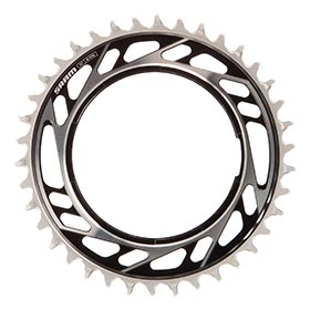 SRAM Road Thread Mount E1, Chainring, Teeth: 38, Speed: 12/13, BCD: Thread Mount, Aluminum