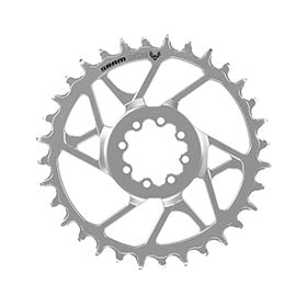 SRAM Eagle 90 8 Bolt, Chainring, Teeth: 32, Speed: 12, BCD: Direct Mount, Bolts: 8, Steel, Silver