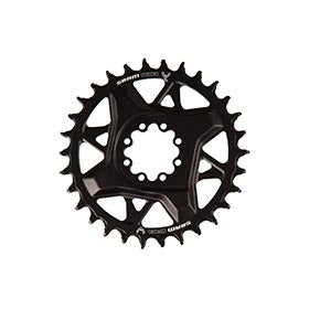 SRAM S1000 Aluminum 8 Bolt, Chainring, Teeth: 30, Speed: 12, BCD: Direct Mount, Bolts: 8, Aluminum, Black