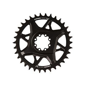SRAM S1000 Aluminum 8 Bolt, Chainring, Teeth: 34, Speed: 12, BCD: Direct Mount, Bolts: 8, Aluminum, Black