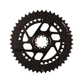 SRAM Rival E1 2x Direct Mount, Chainring, Teeth: 46/33, Speed: 12, BCD: Direct Mount SRAM 8 Bolt, Black