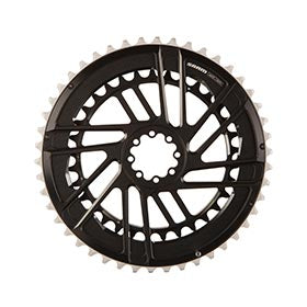SRAM Force E1 2x Direct Mount, Chainring, Teeth: 46/33, Speed: 12, BCD: Direct Mount SRAM 8 Bolt, Black