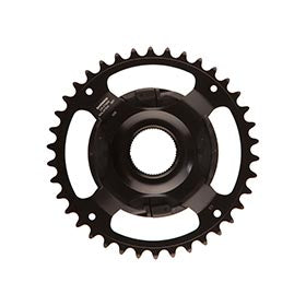 Shimano CR-ET600, Chainring, Teeth: 38, Speed: 9-11, Direct Mount, Steel, Black, ECRET600A8XL