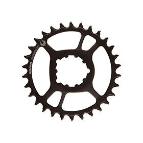 SRAM X-SYNC Eagle Steel 3mm F1, Chainring, Teeth: 30, Speed: 12, BCD: Direct Mount SRAM 3 Bolt, Bolts: 3, Steel, Black
