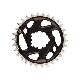 SRAM X-SYNC Eagle Aluminum 3mm F1, Chainring, Teeth: 30, Speed: 12, BCD: Direct Mount SRAM 3 Bolt, Bolts: 3, Aluminum, Black