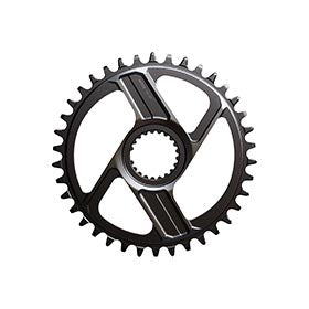 Shimano XTR SM-CRM96, Chainring, Teeth: 38, Speed: 12, Front, Aluminum, Black, ISMCRM96AA8