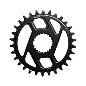 Shimano Deore SM-CRM66, Chainring, Teeth: 30, Speed: 1, BCD: Direct Mount Shimano, Single, Stainless Steel, Black, ESMCRM66A0
