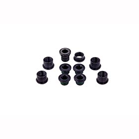 SRAM Steel Chainring Bolts, M8.5X7 / M8.5X5, Black for Red Quarq, Set of 5, 11.6918.000.000