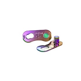 SRAM Power Link/ Power Lock, Flattop D1 Rainbow, 4pcs