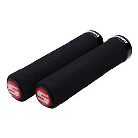 SRAM Foam Locking, Grips, Black, Pair