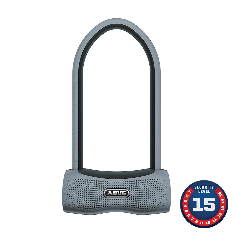 Abus, 770A SmartX, U-Lock, Smart, 160x230mm, 6.3''x9'', Thickness in mm: 13mm, Black, SH Bracket