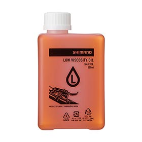 Shimano SM-LVOIL, Low Viscosity Mineral Oil, 500ml, ISMLVOIL05