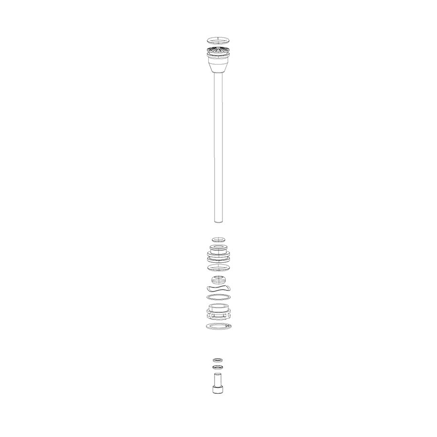 RockShox, Solo Air Spring for RVL SA 140 BLK, 140mm, 11.4018.010.128